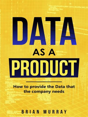 cover image of Data as a Product